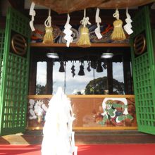 風神雷神の絵がありました。