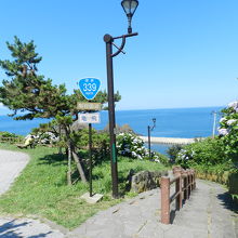 津軽海峡や北海道が垣間見えます