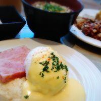 朝食では、注文すると作ってくれます。