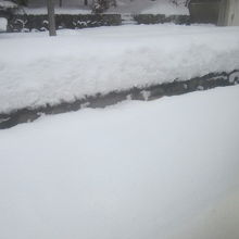 途中の豪雪地帯は積雪量も凄かったです！