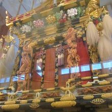 実物の屋台展示の様子