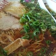 空港で食べる尾道ラーメン