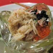 蟹の身たっぷり！