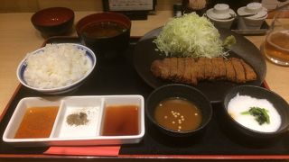 ヨドバシで牛かつ