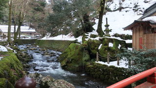 永平寺参道脇を流れる川 ♪