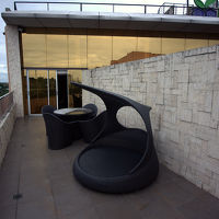 最上階ペントハウスのバルコニー。