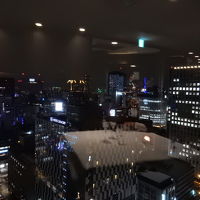 展望レストランからの夜景