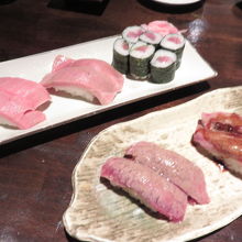 まぐろと石垣牛