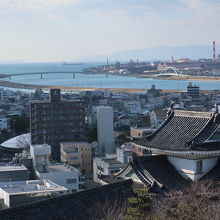 紀ノ川と和歌山港
