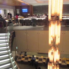 2階と3階は螺旋階段でつながっていました