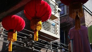 生活感あふれるかわいい路地