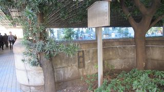 橋上に高速道路が架かり薄暗く圧迫感があるところです