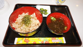 海中道路の途中からずっと看板が