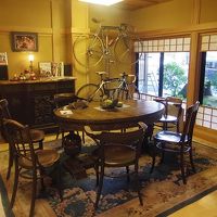 受付すぐ付近にあるリビング