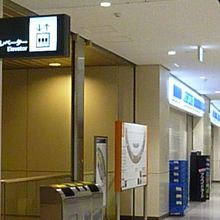 エレベーターの目印にもなる