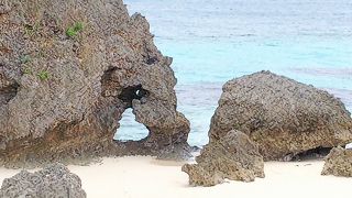 ハート岩に感動