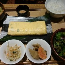 焼き立て出汁巻き玉子御膳