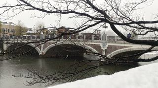 ３つのアーチ構造がきれいです