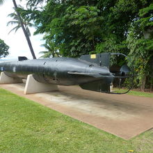 すぐ隣に展示されている回天