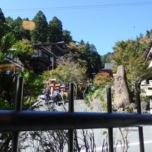 鞍馬寺が目の前