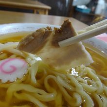 味が染みたチャーシュー