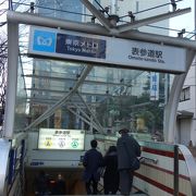 駅構内の便利なショッピングエリア