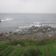 台北方面からはここを過ぎると海が望めるようになります