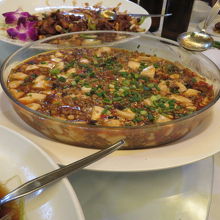 麻婆豆腐を食べました