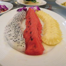 デザートのフルーツ