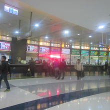 切符売り場の様子