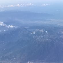 上空からの芦ノ湖！