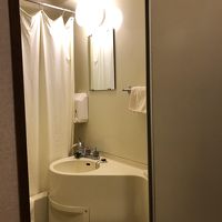 福井パレスイン506号室シングルルーム、バスルーム。