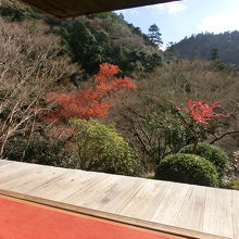 石水院からの眺め