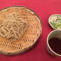 夕食のお蕎麦