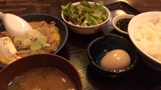 ランチの定食は540円