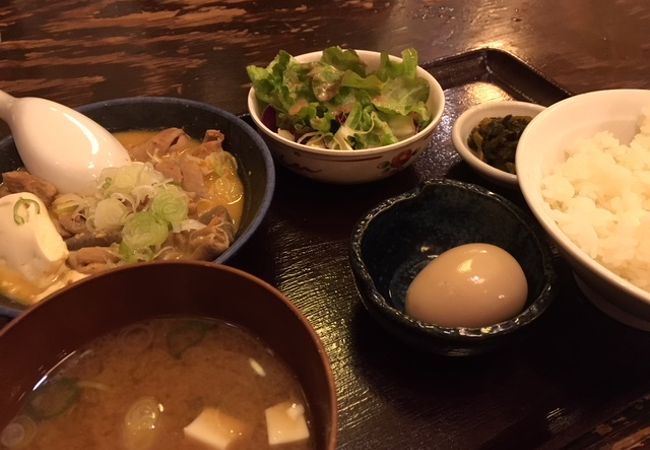 ランチの定食は540円