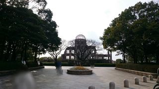 冬の原爆ドーム