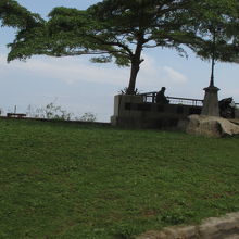 ラッド　コーの風景。海が真下にあります。