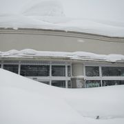 冬は雪に埋まる道の駅（笑）