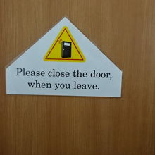 外国人もお見えになるので英語もありました。