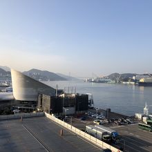 長崎港を一望