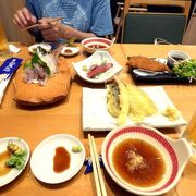 コスパ最高な沼津魚がし鮨 三島駅南口店の夕食