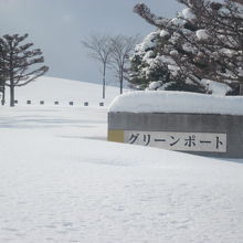 入口からして雪没しています…(-_-;)