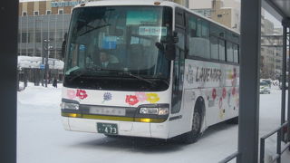 旭川空港へ行く際にも便利です
