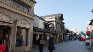 レトロな街並み