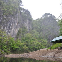 こちらで上陸します