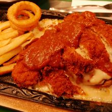 カツとハンバーグ