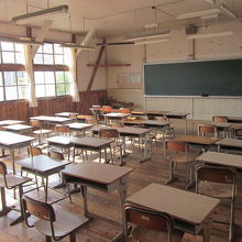 昔のままの教室です