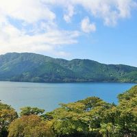 湖畔側和洋室からの眺望は芦ノ湖ビュー。絶景です。