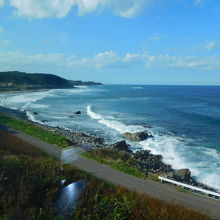 帰りの海岸風景